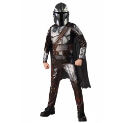DEGUISEMENT ADO MANDALORIAN VERSION REMBOUREE TAILLE XL 9-10 ANS 