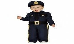 DEGUISEMENT BEBE POLICIER TAILLE 12-18 MOIS