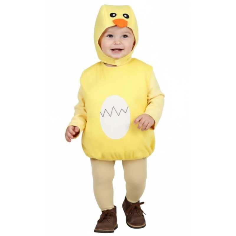DEGUISEMENT BEBE POUSSIN JAUNE TAILLE 1 A 3 ANS 