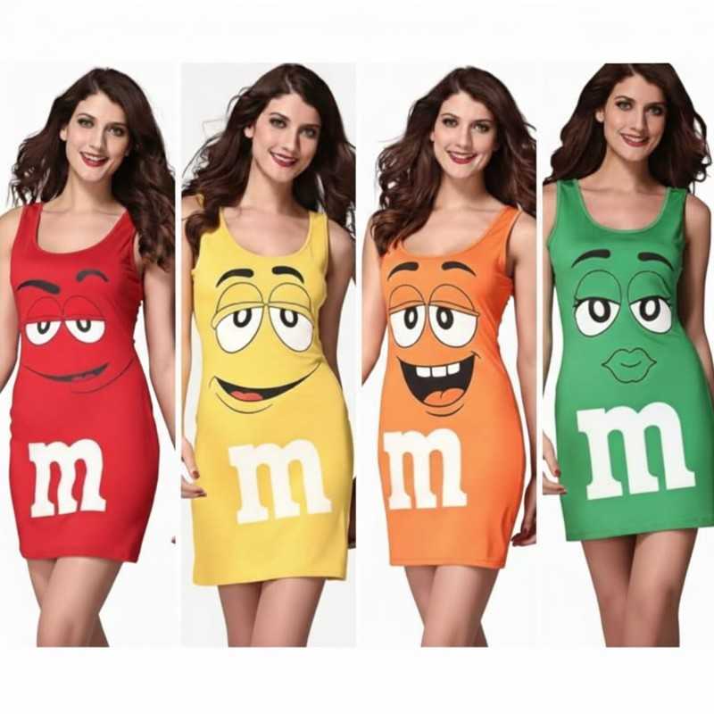 DEGUISEMENT BONBON MM S ROBE TAILLE M