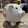 TIRELIRE COCHON BLANC "VIS TES RÊVES"