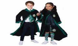 DEGUISEMENT CAPE HARRY POTTER SERPENTARD TAILLE 11-14 ANS 