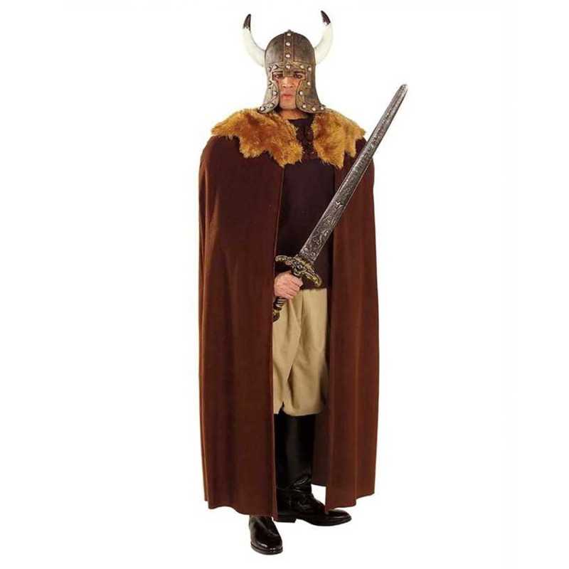 DEGUISEMENT CAPE VIKING MARRON TAILLE UNIQUE