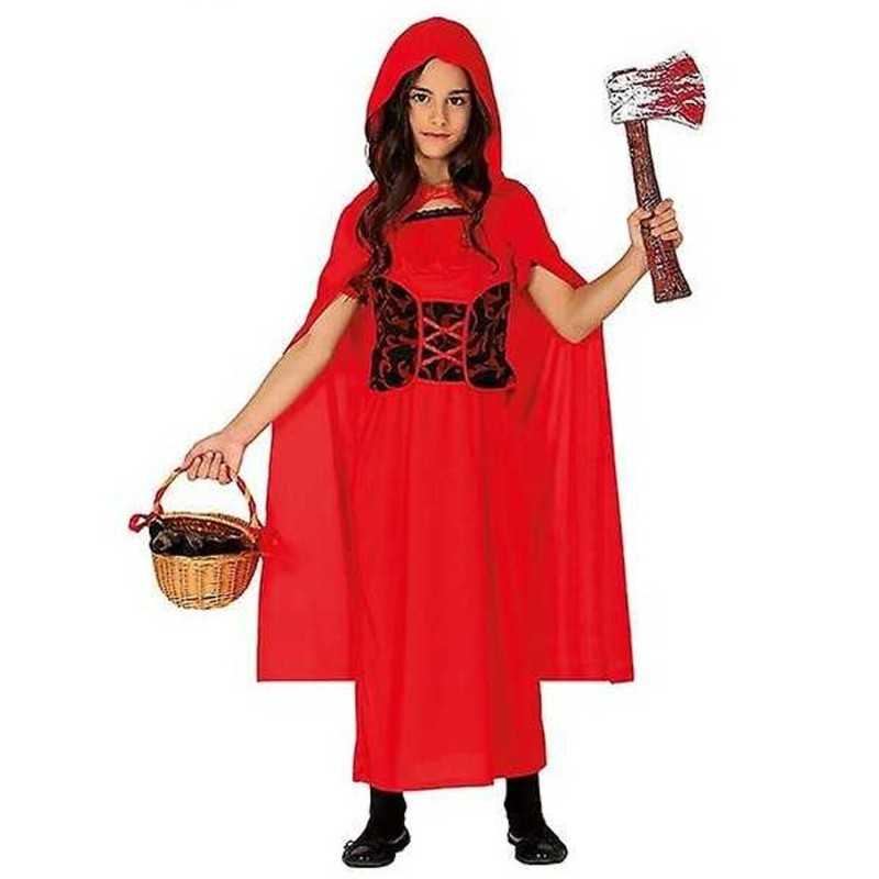 DEGUISEMENT CHAPERON ROUGE ENFANT HALLOWEEN TAILLE 5/6 ANS