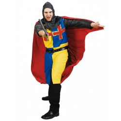DEGUISEMENT CHEVALIER CROISE BLEU ET JAUNE TAILLE 52-54
