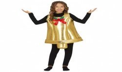 DEGUISEMENT CLOCHE DE NOEL GARCON OU FILLE TAILLE UNIQUE ENFANT