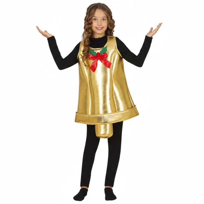 DEGUISEMENT CLOCHE DE NOEL GARCON OU FILLE TAILLE UNIQUE ENFANT