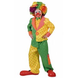 DEGUISEMENT CLOWN FLUO A POIS TAILLE 116