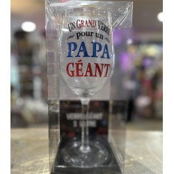 VERRE A VIN XXXL UN GRAND VERRE POUR UN PAPA GEANT