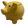 TIRELIRE COCHON JAUNE MA CAGNOTTE