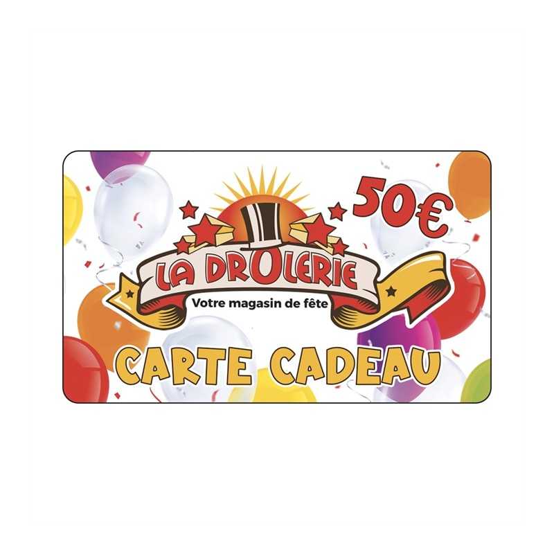 CARTE CADEAUX 50€