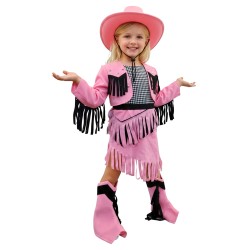 DEGUISEMENT COWGIRL ROSE TAILLE 5/7 ANS