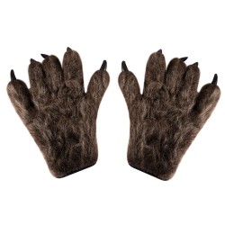GANTS LOUP-GAROU MARRON