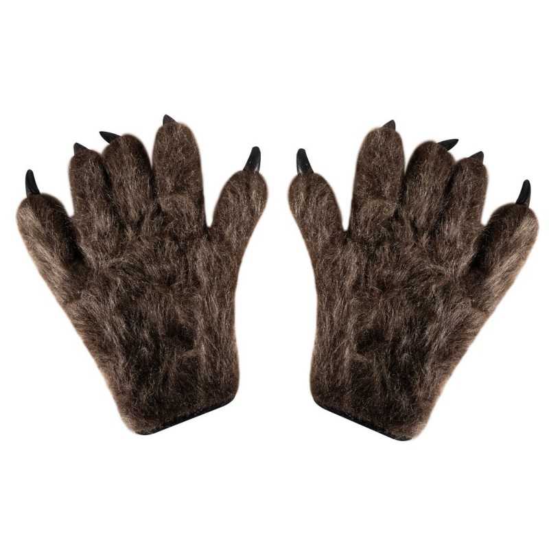 GANTS LOUP-GAROU MARRON 