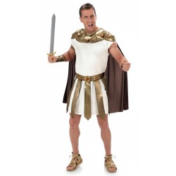 DEGUISEMENT DIEU ROMAIN BEIGE ET BORDEAU TAILLE L 