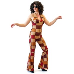 DEGUISEMENT DISCO 70S A CARREAUX T36/38