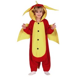 DEGUISEMENT DRAGON ROUGE TAILLE 3-4 ANS