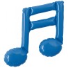 BALLON METALLIQUE PETITE NOTE DE MUSIQUE DOUBLE BLEU