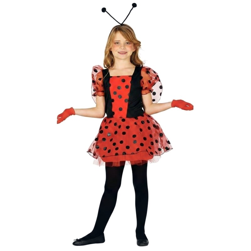 DEGUISEMENT ENFANT COCCINELLE OU LADYBUG TAILLE 7-9 ANS 