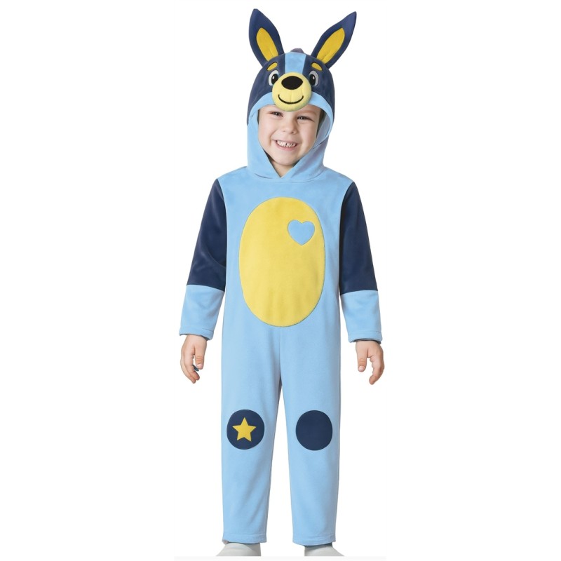 DEGUISEMENT ENFANT CHIEN BLEU TAILLE 3-4 ANS 