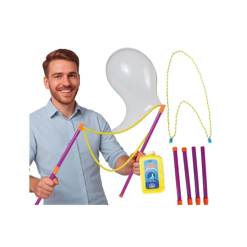 BATONS A BULLE ET FIL AVEC LIQUIDE SAVON 