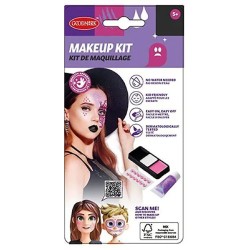 KIT MAQUILLAGE HALLOWEEN AVEC BIJOUX DE VISAGE ET GEL GLITTER 3.5 ML VIOLET