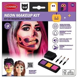 KIT MAQUILLAGE PALETTE COULEURS UV + NOIR