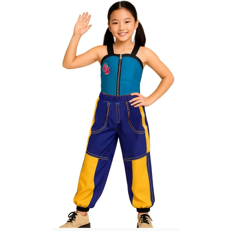DEGUISEMENT POP STAR LOTUS TAILLE 7-9 ANS 