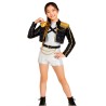 DEGUISEMENT POP STAR SILVER LEADER TAILLE 5-6 ANS 