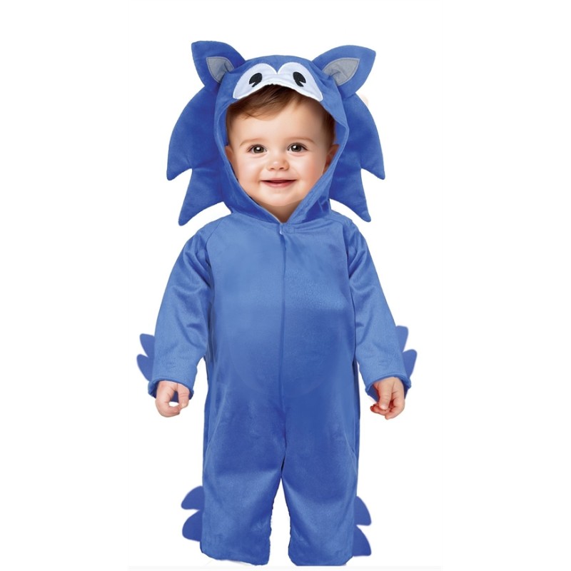 DEGUISEMENT BEBE HERISSON BLEU TAILLE 18-24 MOIS 