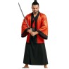 DEGUISEMENT HOMME KIMONO ROUGE ET NOIR TAILLE M