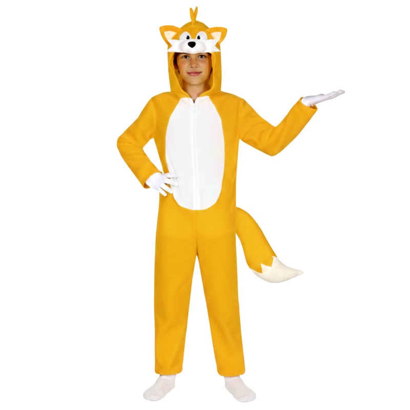 DEGUISEMENT ENFANT PYJAMA OU KIGURUMI RENARD TAILLE 5-6 ANS