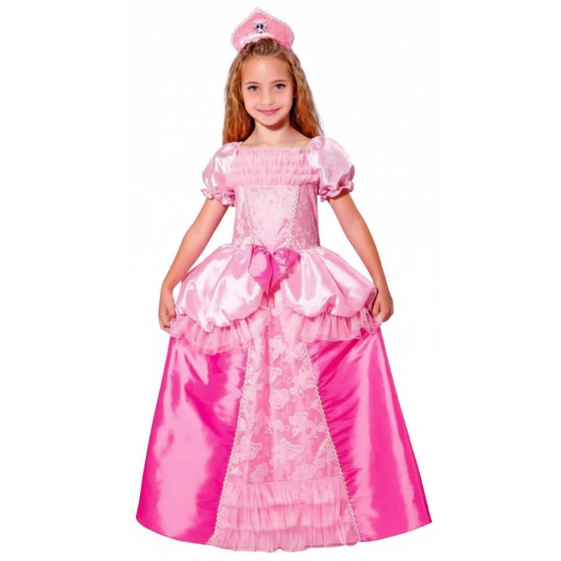 DEGUISEMENT ENFANT ROBE DE PRINCESSE ROSE TAILLE 128