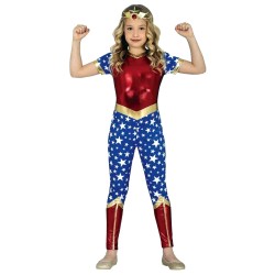 DEGUISEMENT ENFANT SUPER HEROS FILLE TAILLE 7-9 ANS 