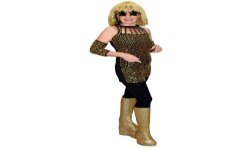 DEGUISEMENT ENSEMBLE PERLE DISCO OR TAILE UNIQUE 