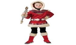 DEGUISEMENT ESQUIMO NANOOK ROUGE TAILLE 116