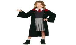 DEGUISEMENT ETUDIANTE EN MAGIE ROUGE TAILLE 7-9 ANS 