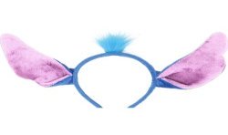 SERRE-TETE ALIEN BLEU AVEC CHEVEUX 