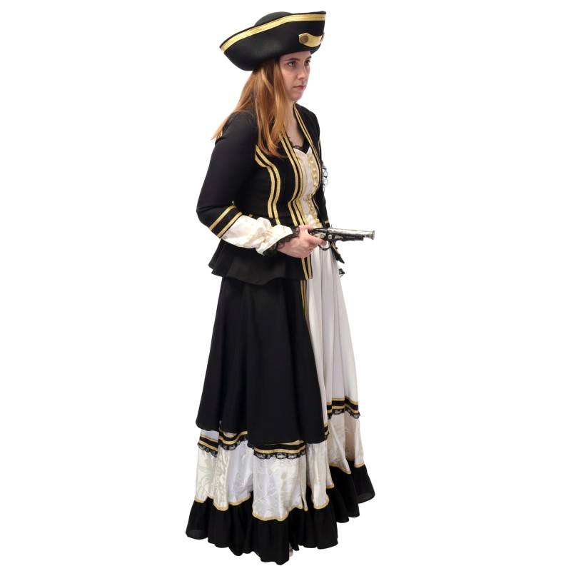 DEGUISEMENT FEMME 19EME OR-NOIR TAILLE L