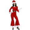 DEGUISEMENT FEMME MERE NOEL MARIA COMBINAISON ROUGE TAILLE S