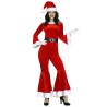 DEGUISEMENT FEMME MERE NOEL MARIA COMBINAISON ROUGE TAILLE M