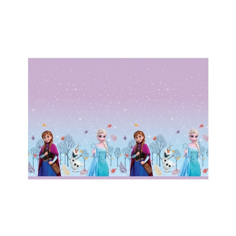 NAPPE PLASTIFIEE REINE DES NEIGES OU FROZEN 120 X 180 CM