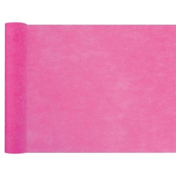 CHEMIN DE TABLE INTISSE 30 CM X 25 M ROSE FUSCHIA
