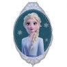 BALLON METALLIQUE MIROIR REINE DES NEIGES ELSA 68 X 90 CM 