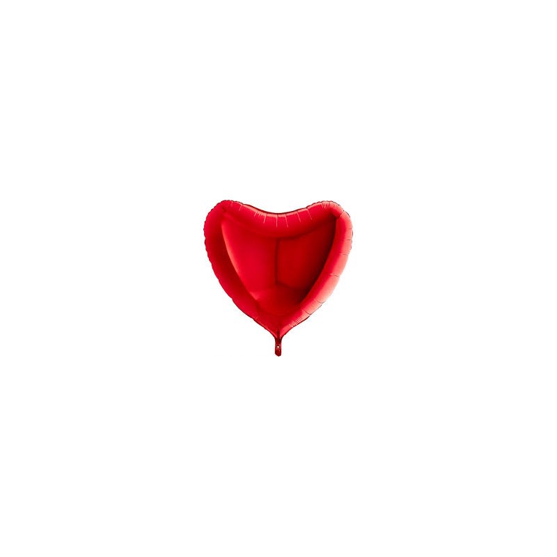 BALLON METALLIQUE COEUR ROUGE 91CM 36 "