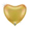 BALLON METALLIQUE COEUR OR GLITTER 91CM 36 "