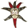 MASQUE VENITIEN ROUGE ET OR 