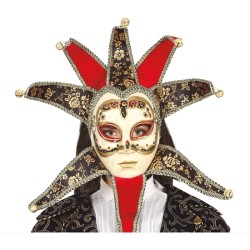 MASQUE VENITIEN ROUGE ET OR 