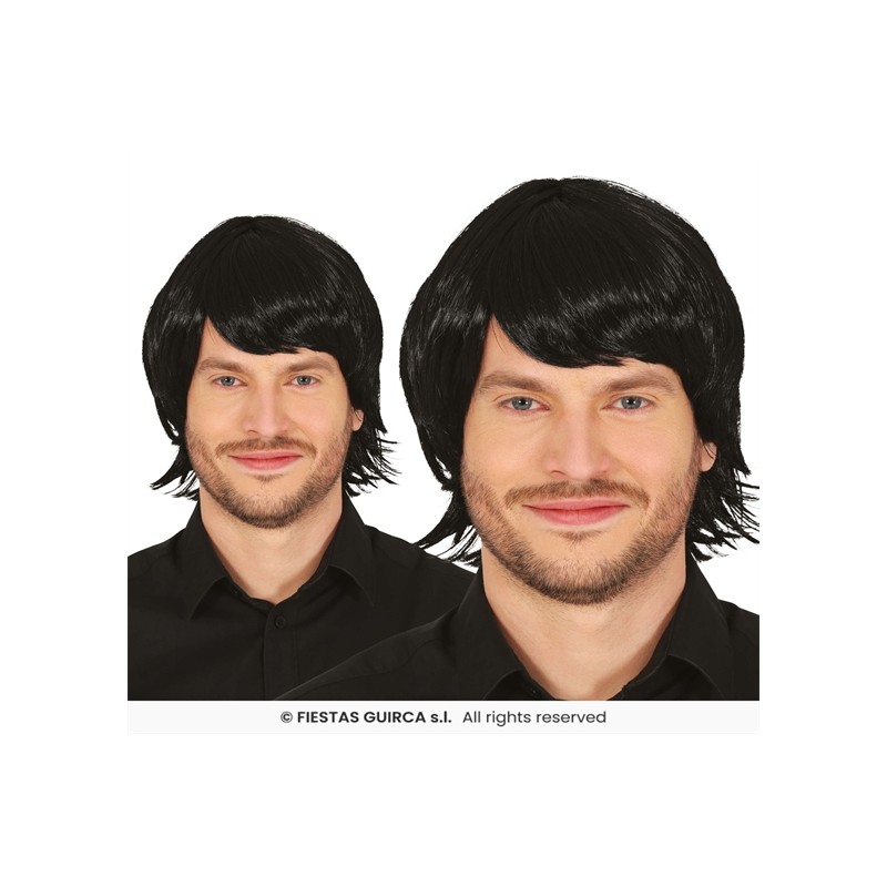 PERRUQUE HOMME NOIRE 