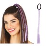 3 TRESSES LILAS DE 35 CM 